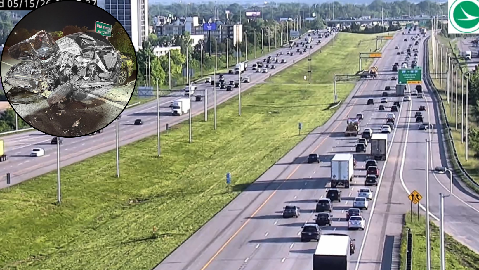 Wrong-way crash on I-75 leaves 2 seriously injured; impairment suspected