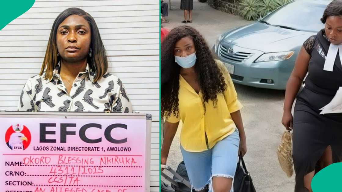 Blessing CEO is facing prosecution over alleged N36 million fraud. Photos: EFCC. Source: Instagram