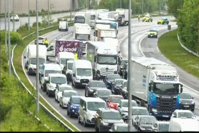 Man in his 50s dies after being hit by lorry on M2 near Chatham