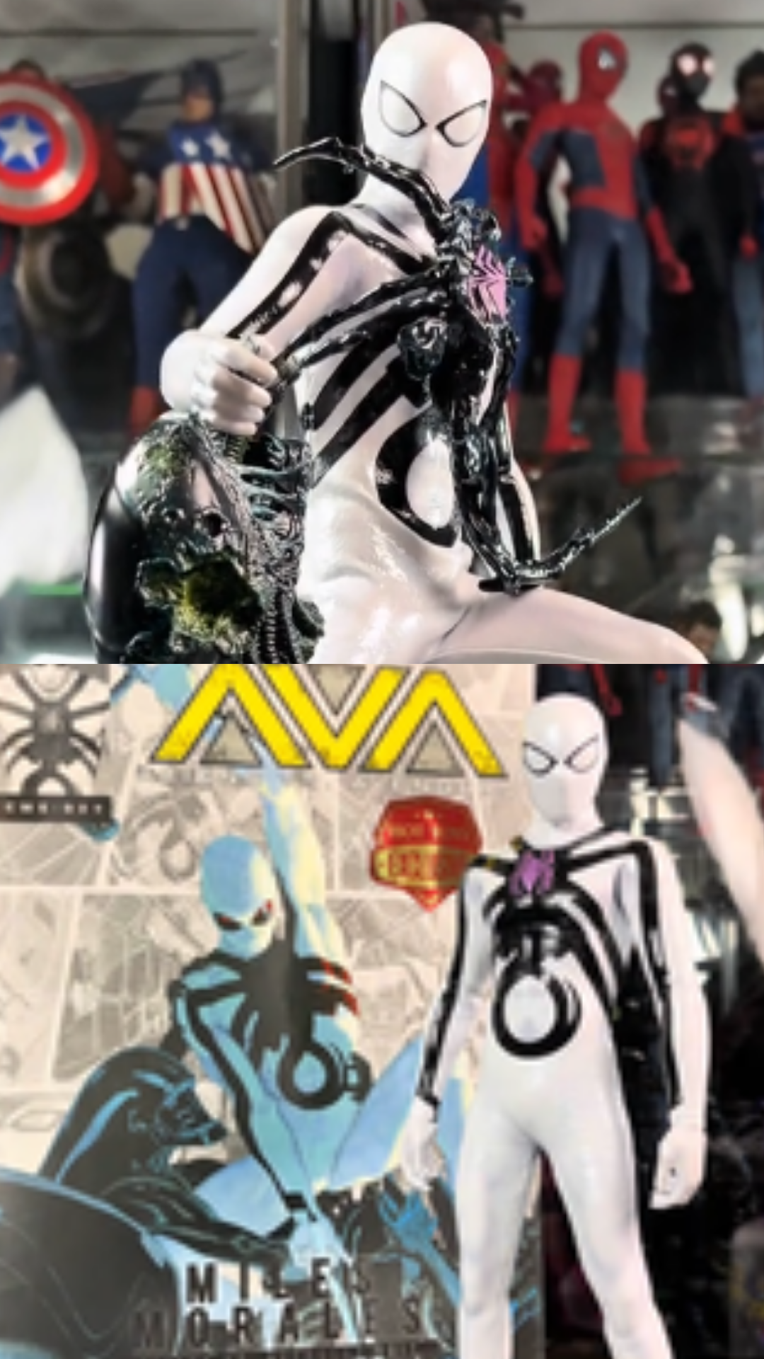 ASMR Miles Morales alien Avengers unboxing