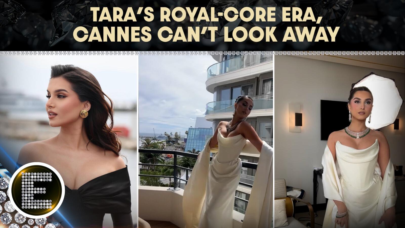 Tara Sutaria enters her soft royal-core era with dreamy Cannes 2026 look