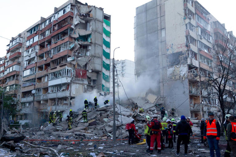 Death toll in attack on Kyiv apartment building now stands at 24