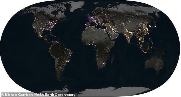 Britain is dimming: NASA maps reveal how night lights are changing ...