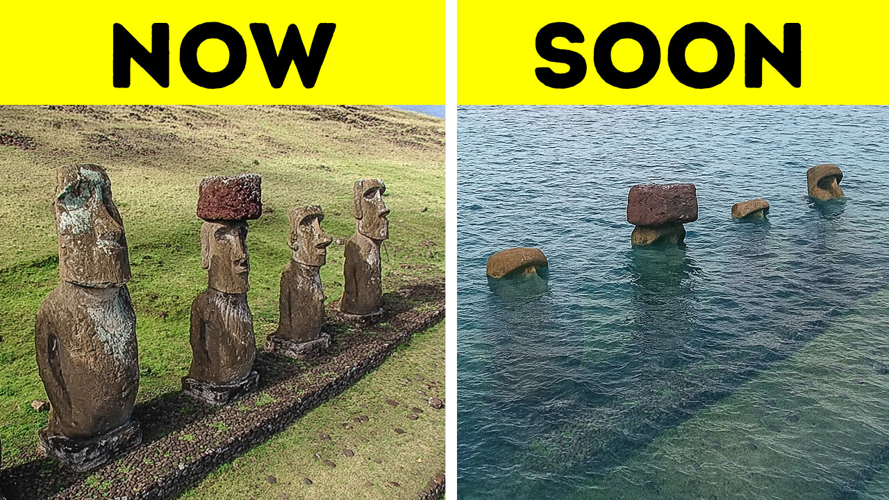 Giant waves will swallow Rapa Nui statues - and other monuments are at ...