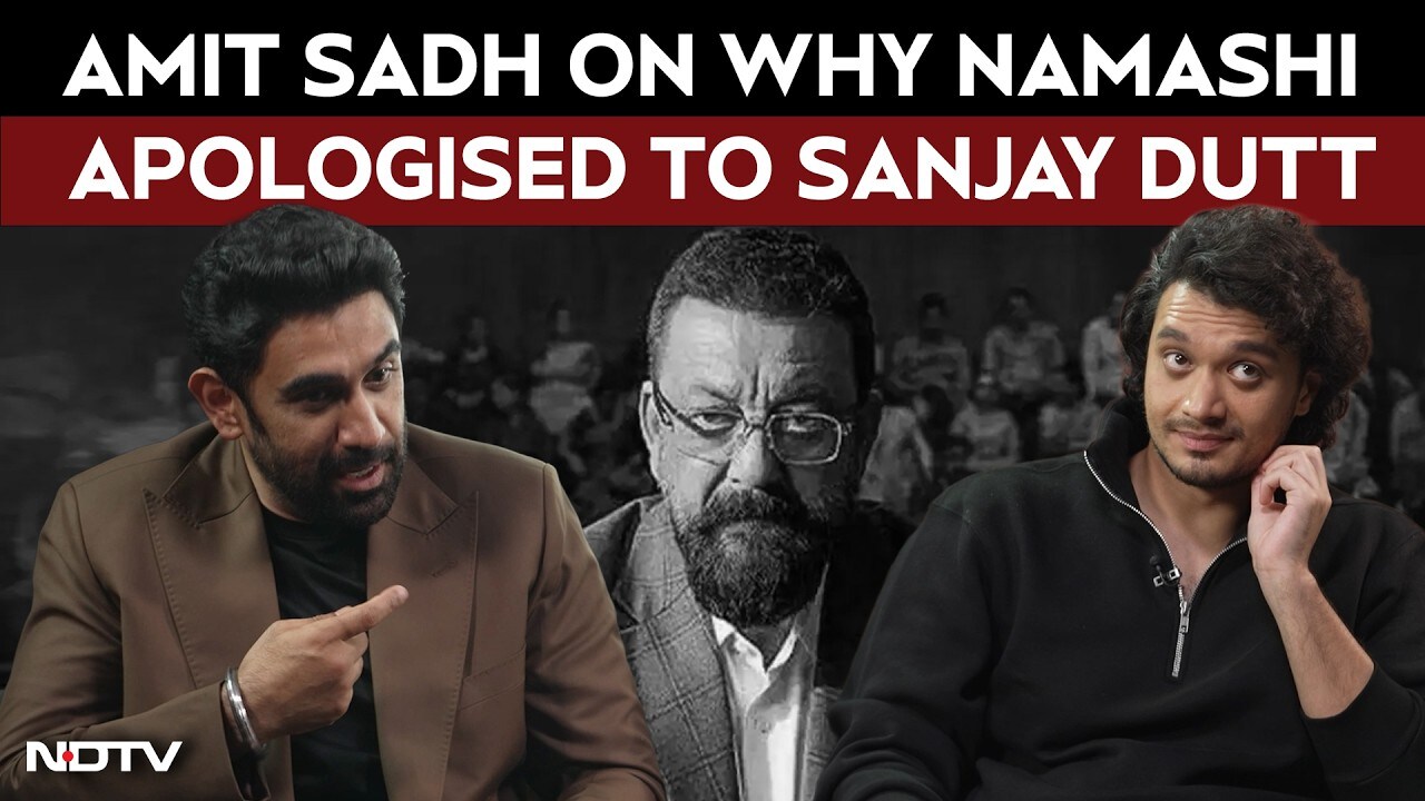 Amit Sadh on why Namashi apologised to Sanjay Dutt after a shot