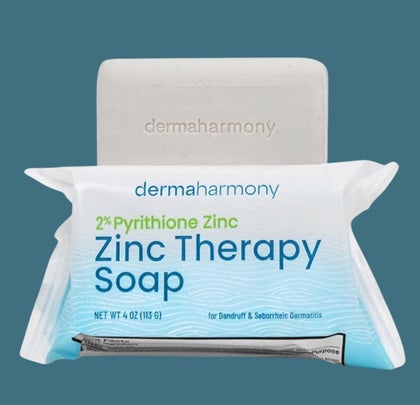 A 2% pyrithione zinc bar soap for bacteria- and yeast-related odors
