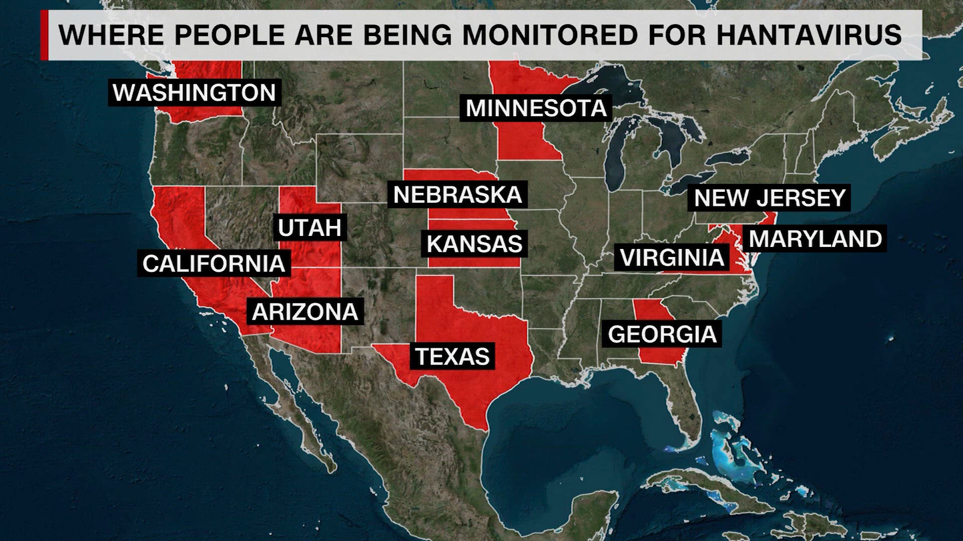 CDC monitoring 41 people across the county for the Hantavirus