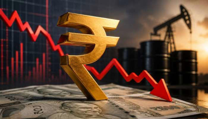 Rupee fall: డాలర్ దెబ్బకు రూపాయి విలవిల.. 96.14 వద్ద చారిత్రక ...