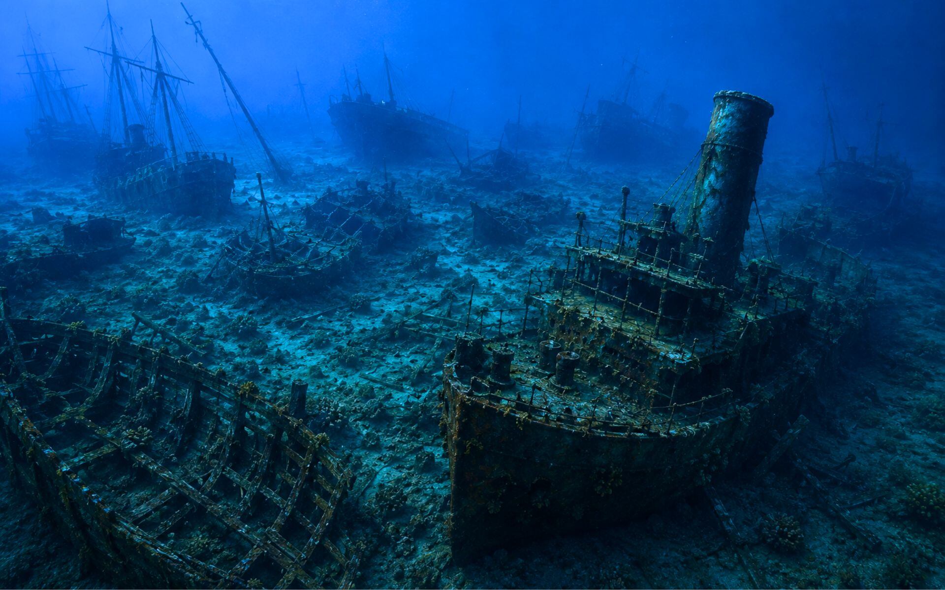 El hallazgo del siglo | Descubren más de 100 barcos hundidos en riesgo ...