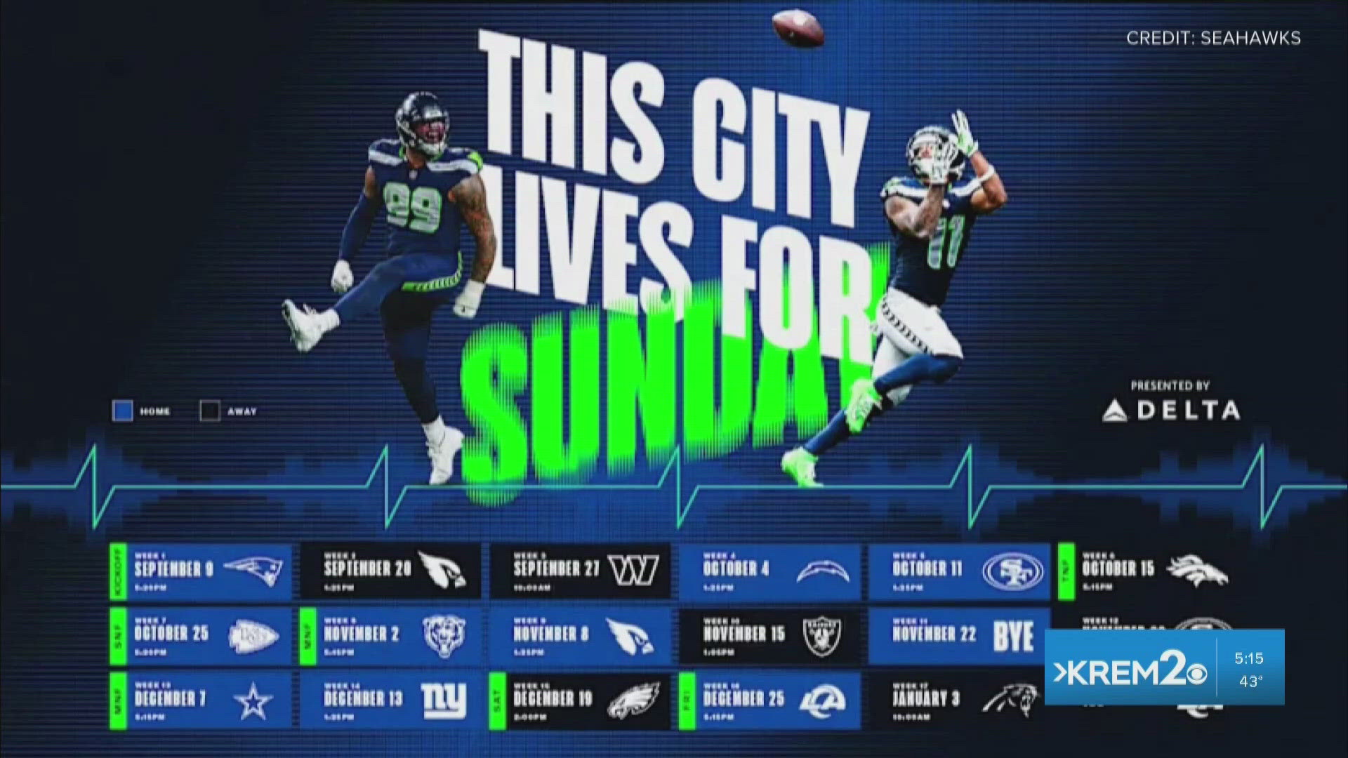 Seattle Schedule 2027