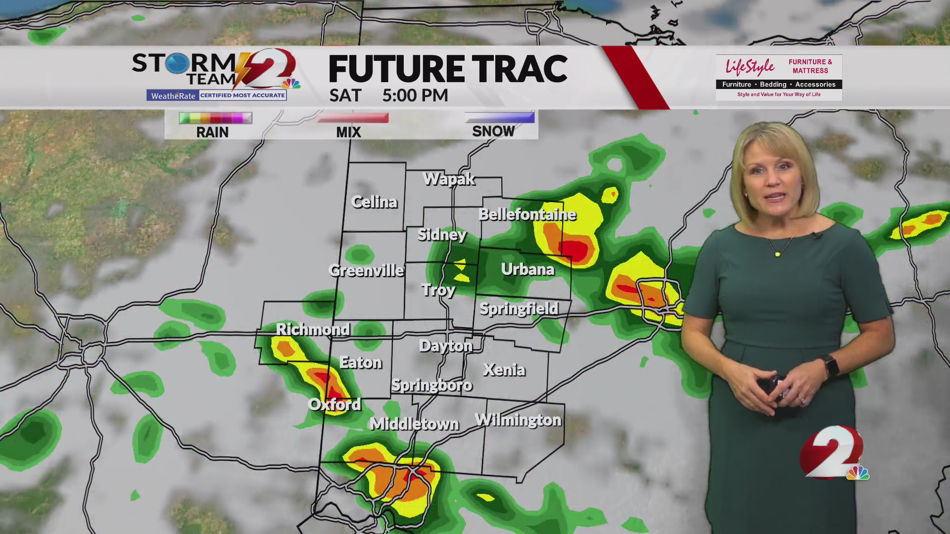 Today's Miami Valley forecast update 5/15/26