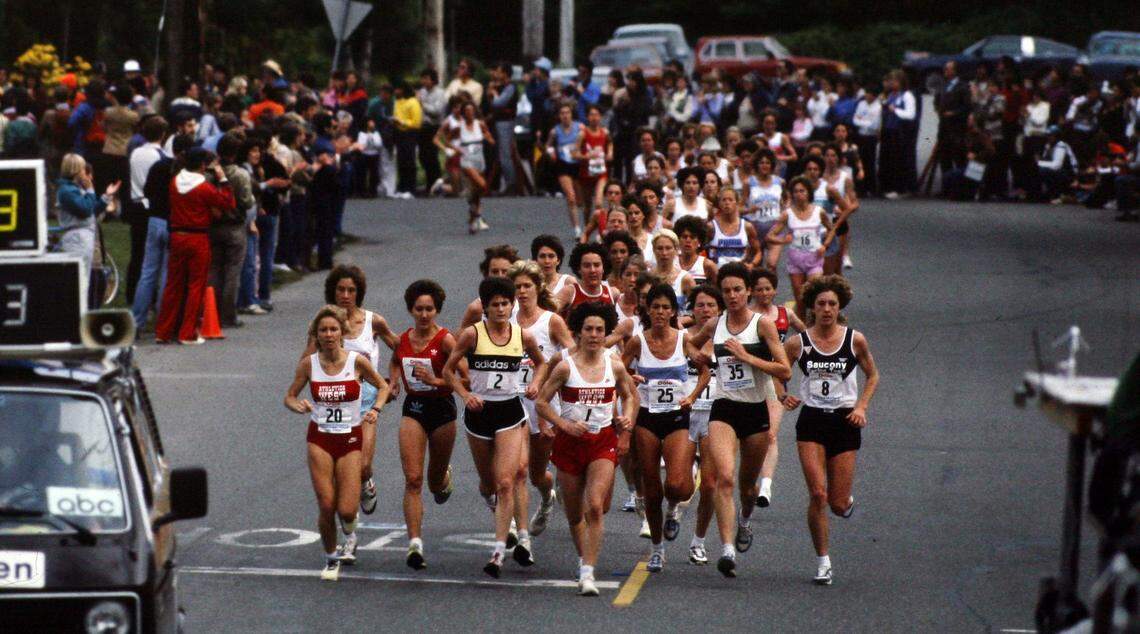 New Olympia marker honors women who ran historic 1984 Olympic Marathon ...