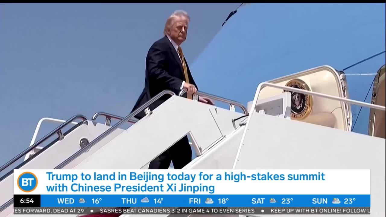 Trump to land in Beijing ahead of high-stakes summit with Chinese ...