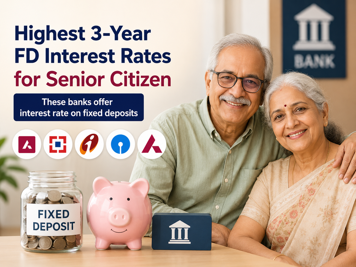 Highest 3-year FD interest rates for senior citizens: These banks offer ...