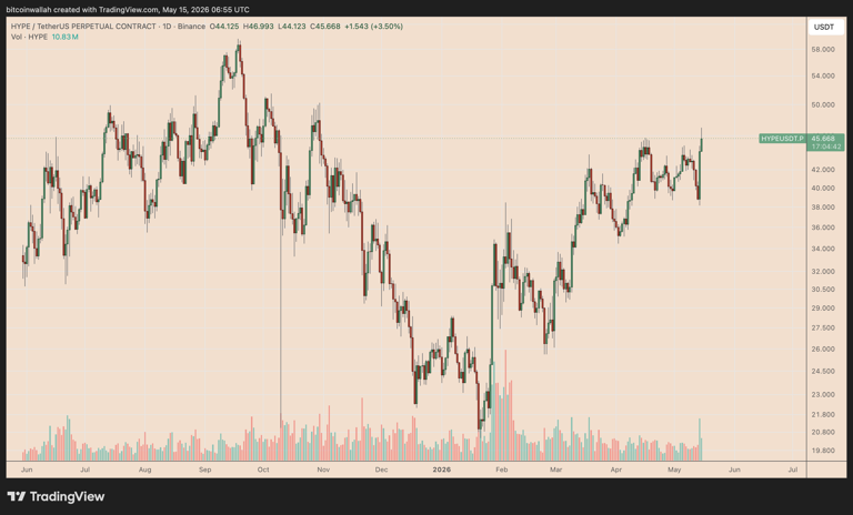 Why is Hyperliquid's HYPE token price up 23% in one day?