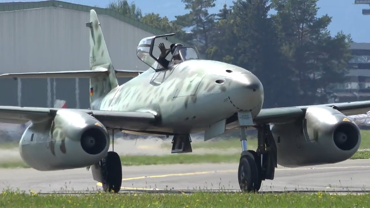 Watch this Messerschmitt Me 262 lift into the sky - 