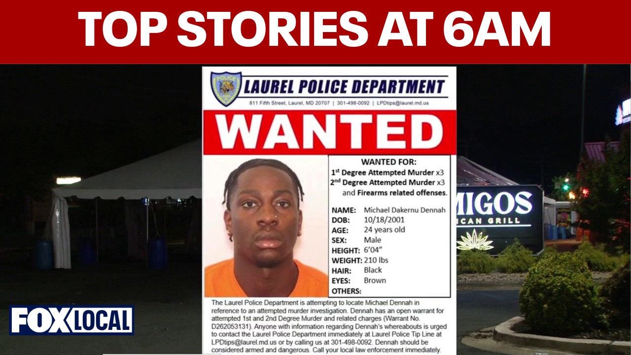 Top news at 6am: Man wanted for Cinco de Mayo triple shooting