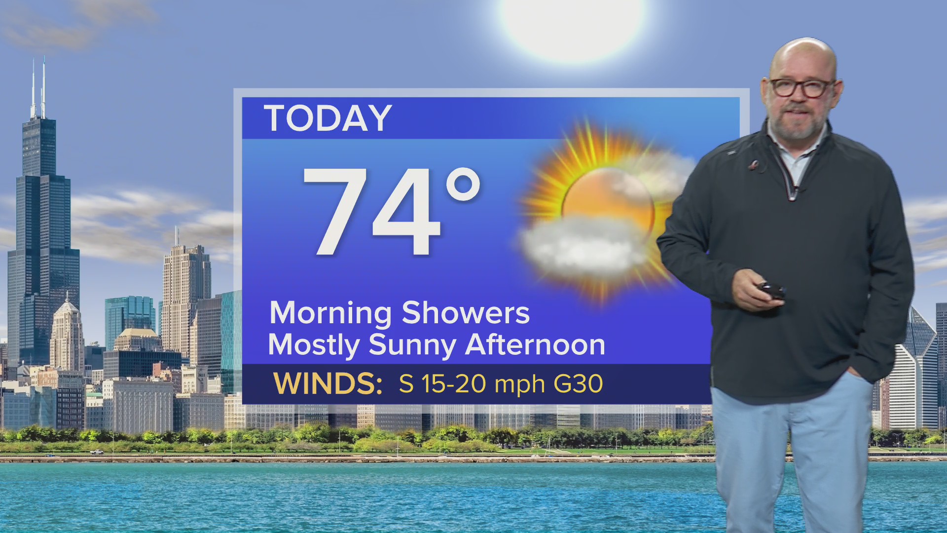 Friday forecast: Temps in mid 70s with morning showers possible
