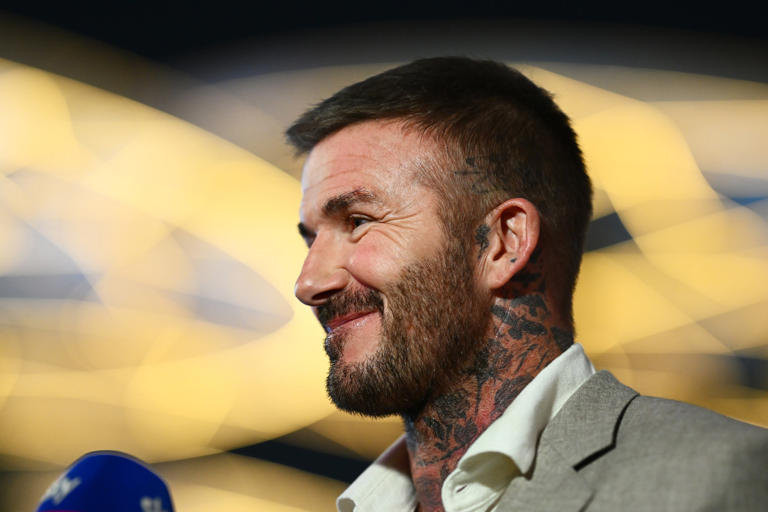 David Beckham en el Gran Premio de F1 de Qatar, el 30 de noviembre de 2025. 