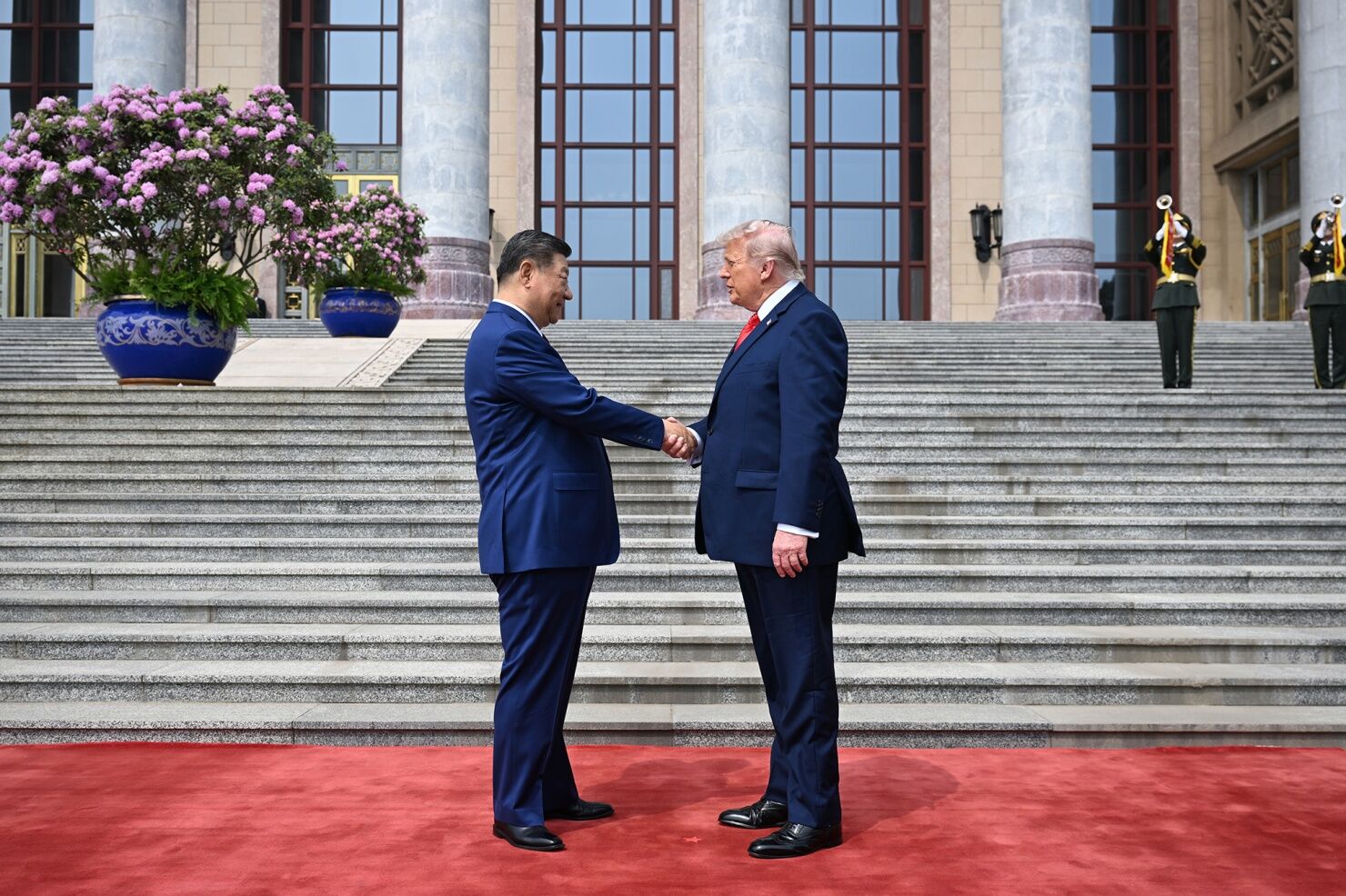 U.S. President Trump Meets With China's President Xi And Attends State Banquet