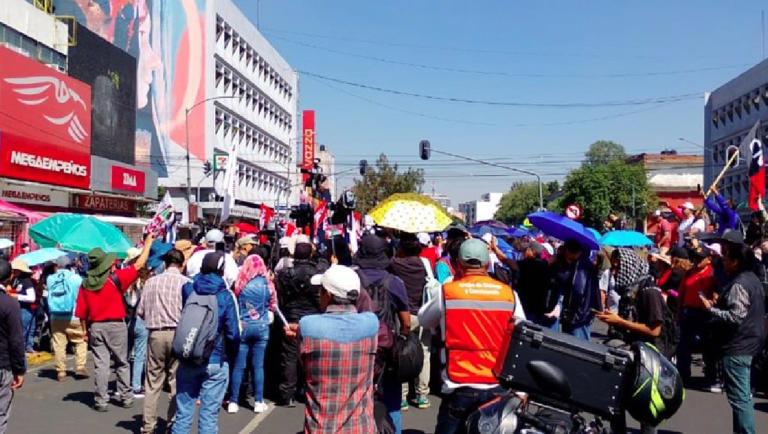 Marcha de la CNTE en CdMx en vivo: Movilizaciones y manifestación en ...