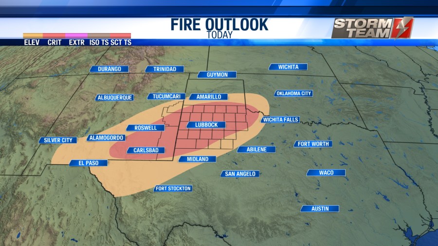 Gusty winds, above average temperatures, fire danger and isolated ...