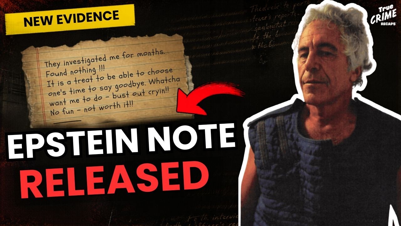 Jeffrey Epstein’s secret jail note just got unsealed and it changes ...