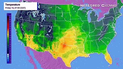It will be a warm weekend for the central US with summer-like temperatures