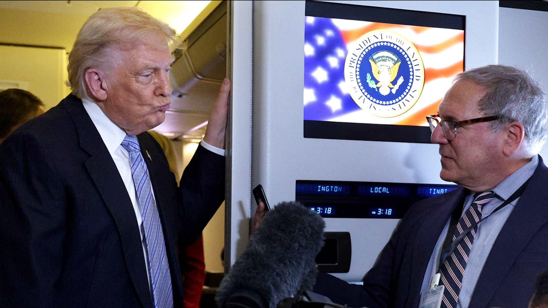 Trump calls media coverage of Iran war ‘treasonous’