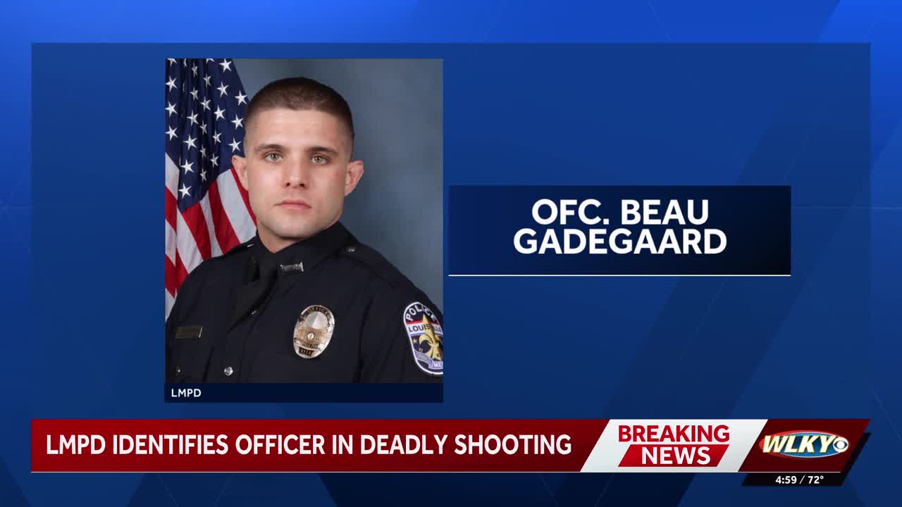 LMPD identifies officer who fatally shot suspect in homeless man's murder