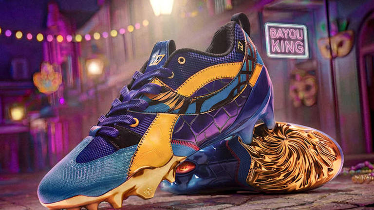 Under Armour unveils Justin Jefferson's 'Bayou King' cleats