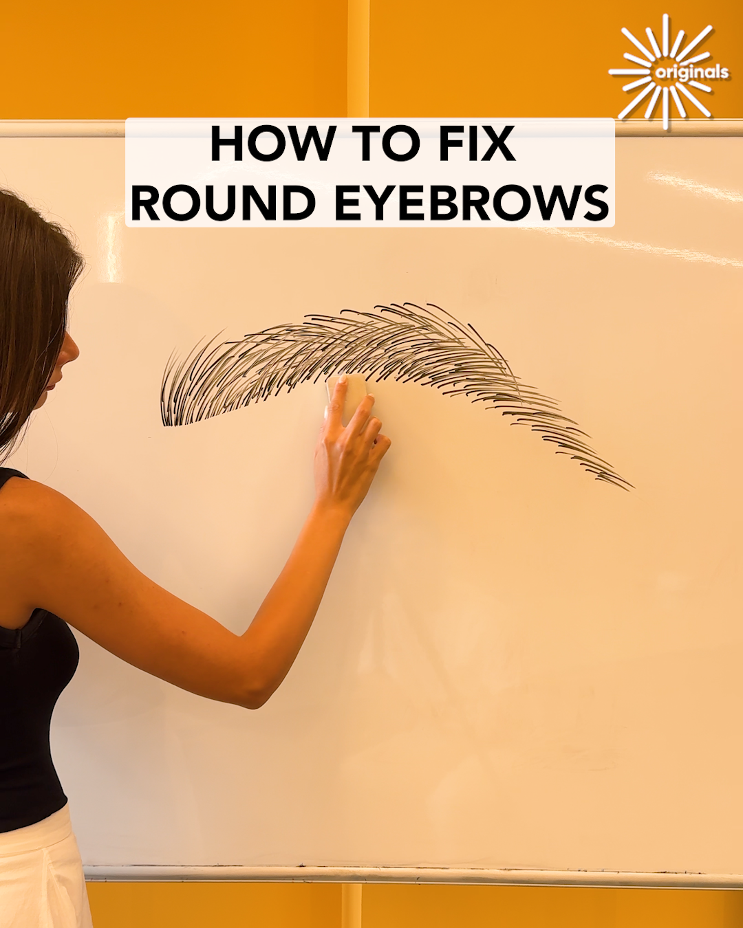 Let's fix round eyebrows