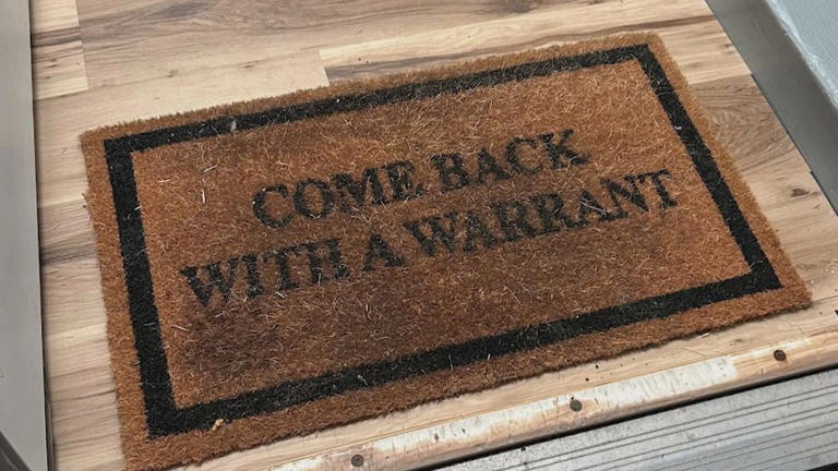 Warwick man with 'Come back with a warrant' doormat faces multiple drug ...