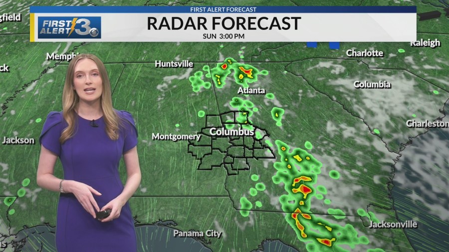 Warm weekend ahead with 90s expected Sunday