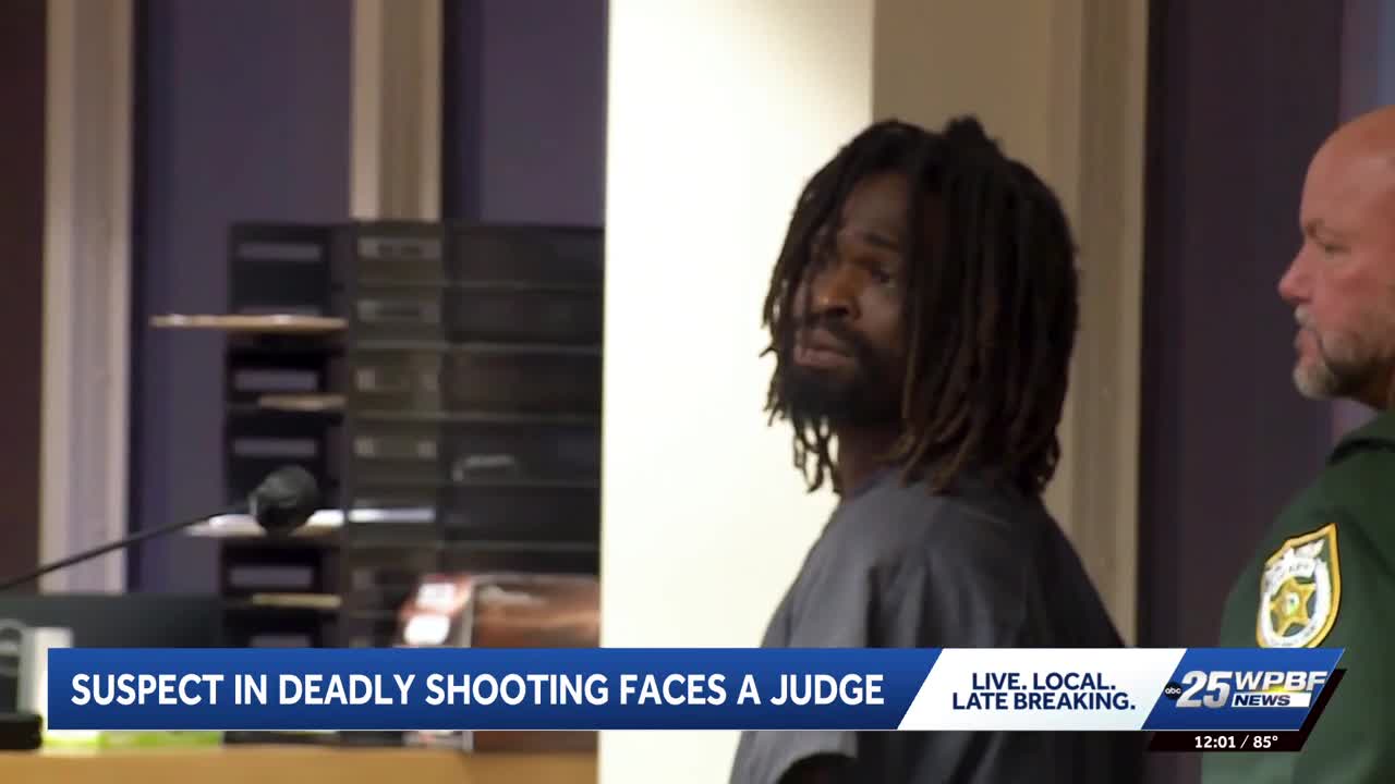 West Palm Beach man accused of deadly shooting held on $50K bond