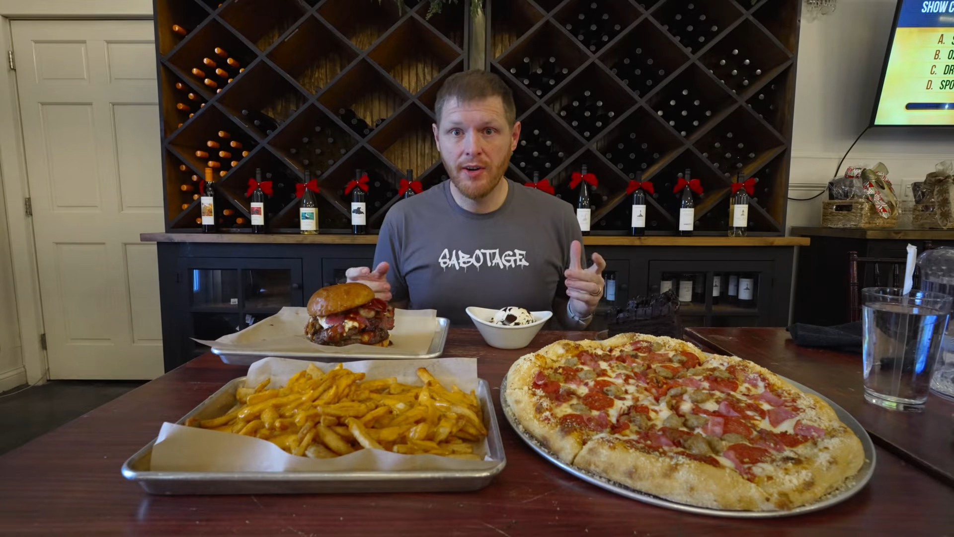 Taking on the undefeated challenger meal
