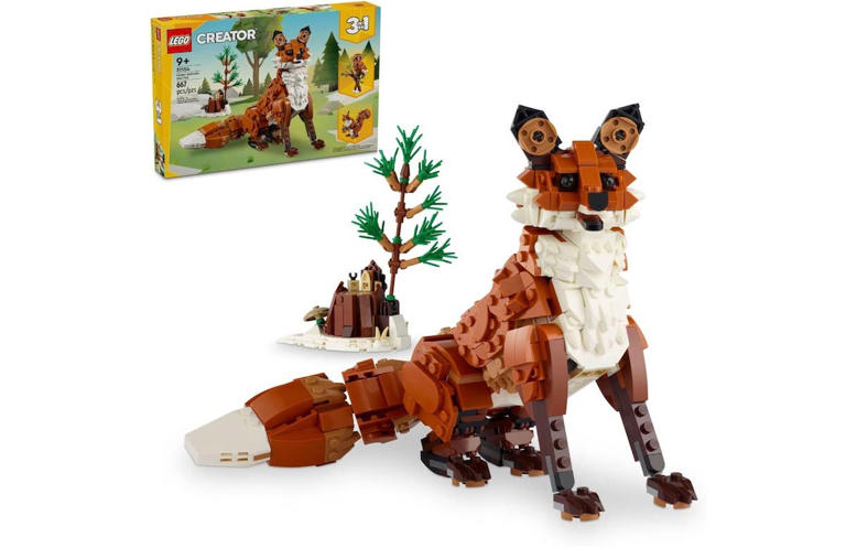 Amazon is selling a creative 667-piece forest Lego set perfect for wild ...