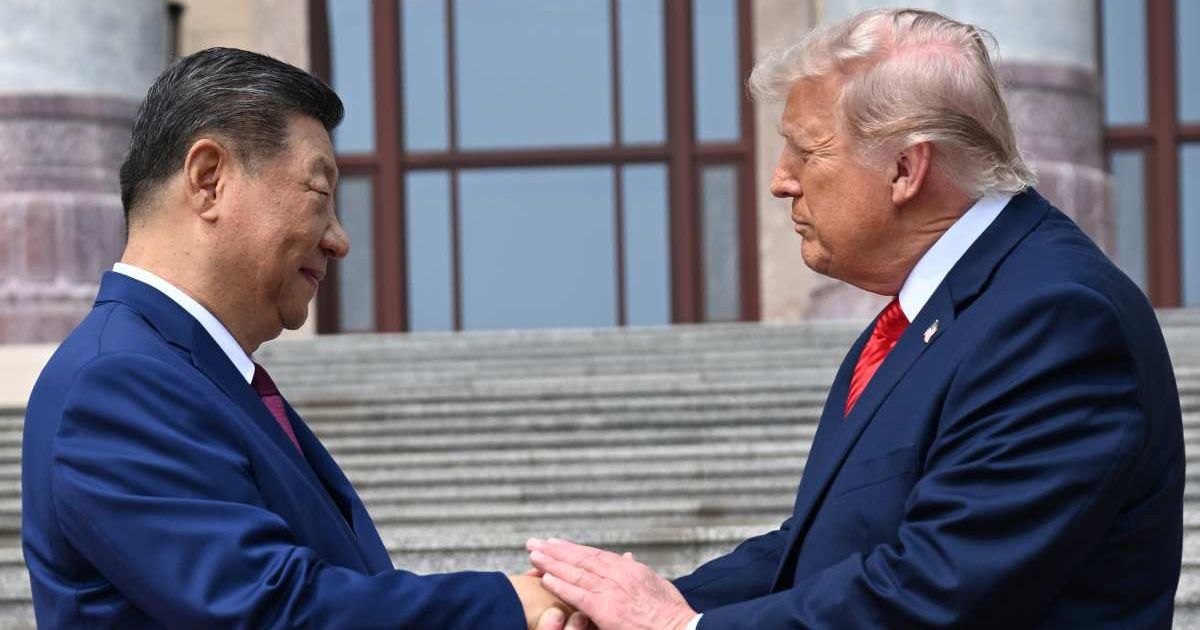 Trump and Xi swap roses in Beijing even as US-China tensions deepen anyway