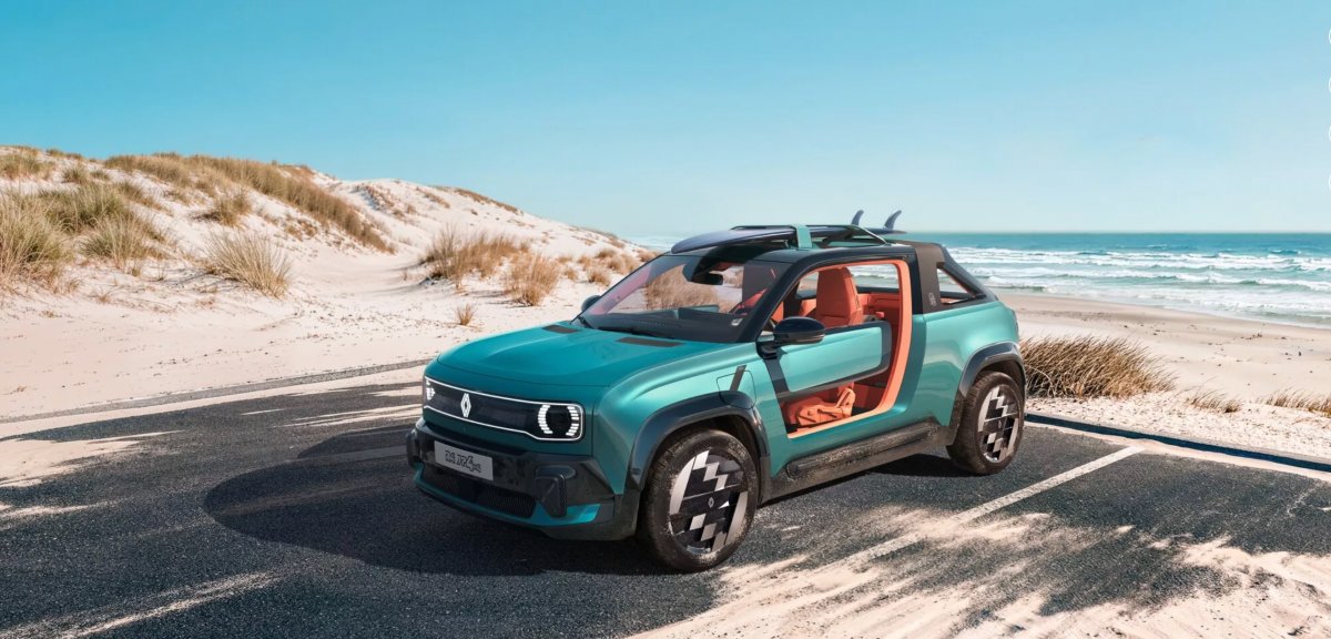 La Renault R4 JP4x4 concept réinterprète l’esprit plage en version 100 ...