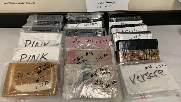 Alleged fentanyl trafficker arrested in Arcadia, nearly 40 pounds worth ...