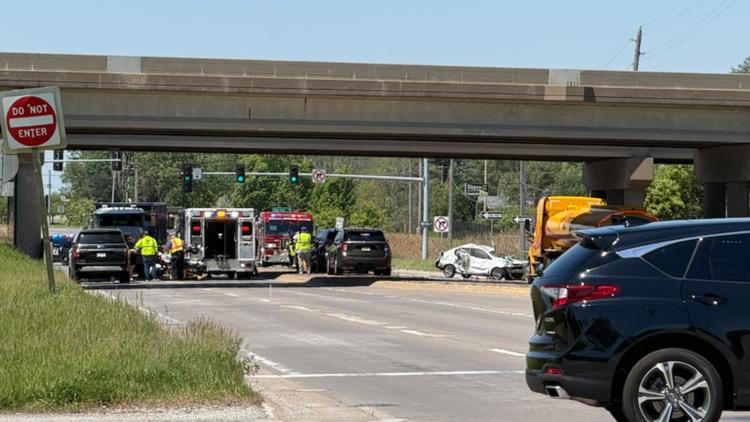 Woman suffers life-threatening injuries in multi-vehicle crash near ...