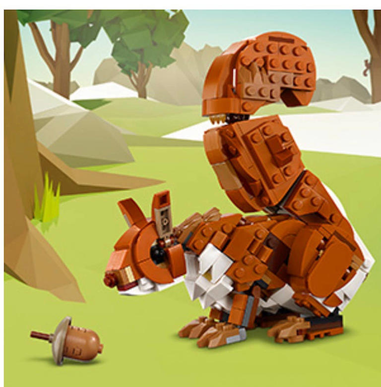 Amazon is selling a creative 667-piece forest Lego set perfect for wild ...
