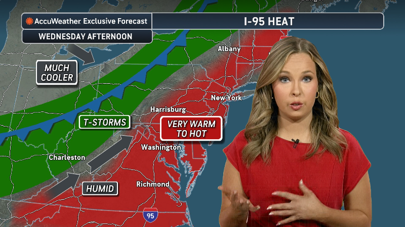 Summerlike heat followed by severe storms for Northeast