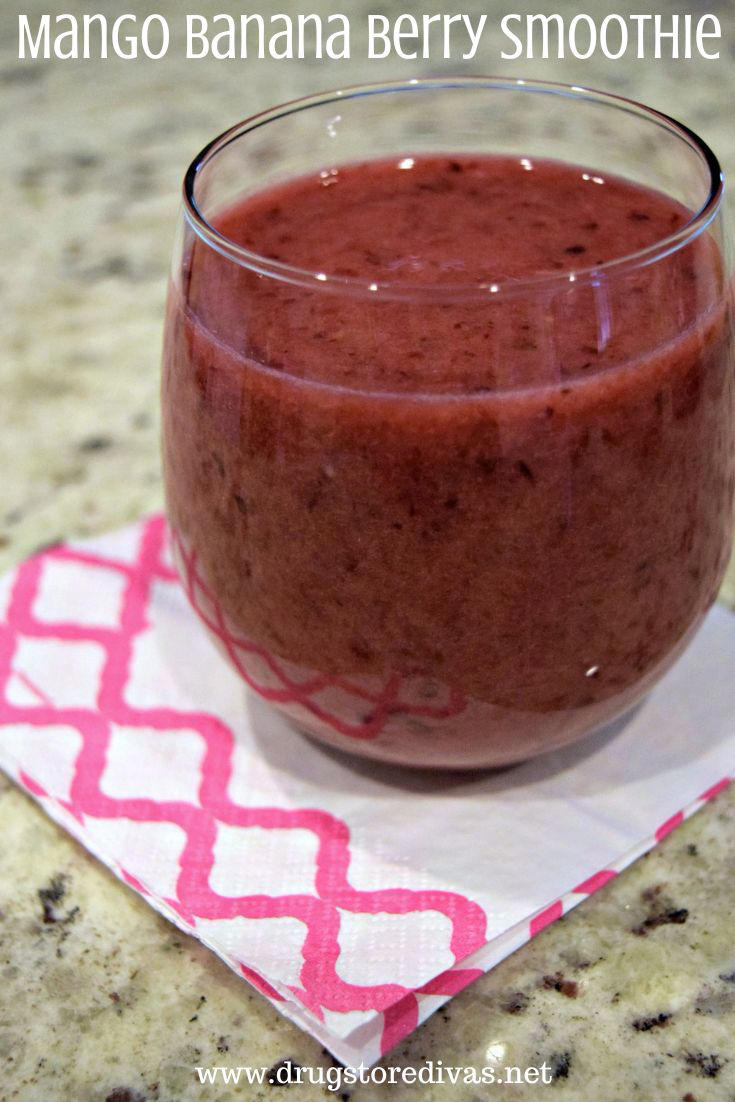 Mango banana berry smoothie recipe