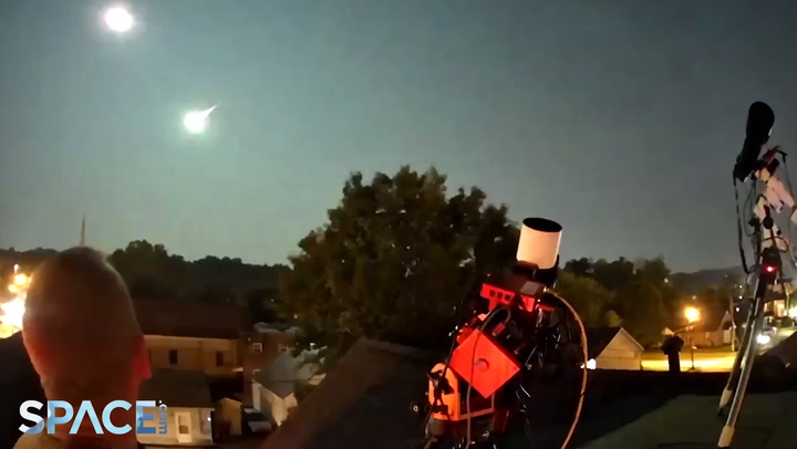 Flashy fireball lights up sky above West Virginia and Tennessee