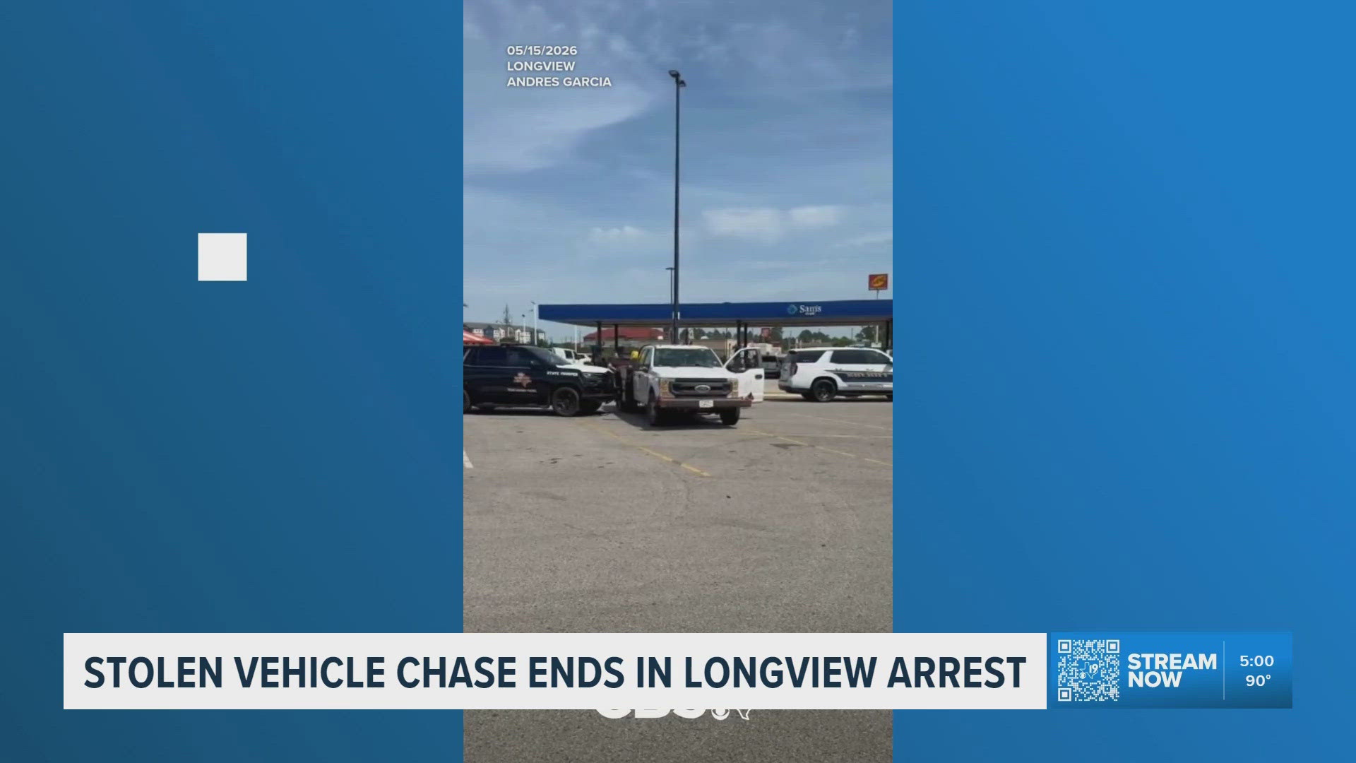 Police chase ends in Longview after suspect in stolen vehicle arrested