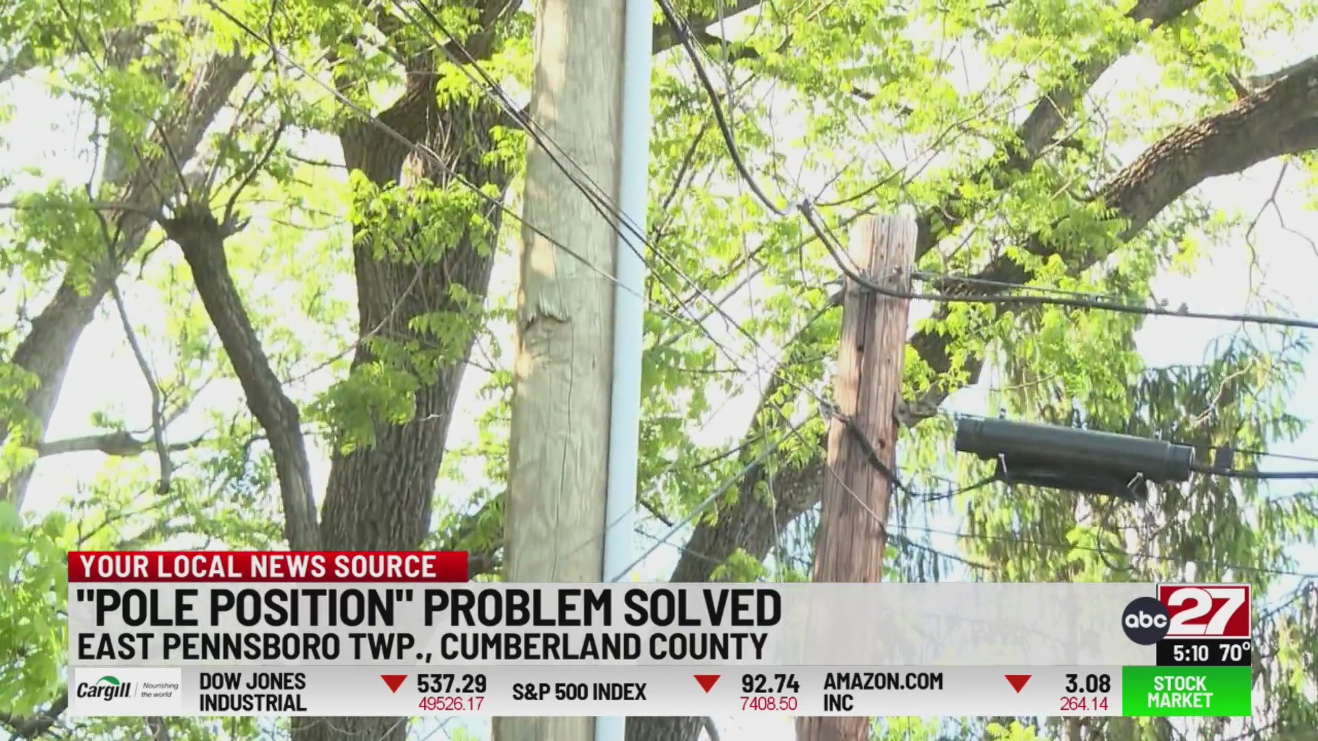Pole problem solved in Cumberland County