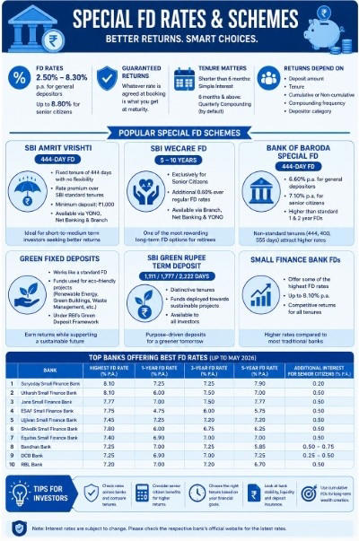 Special FDs vs regular fixed deposits: Which option makes more sense ...