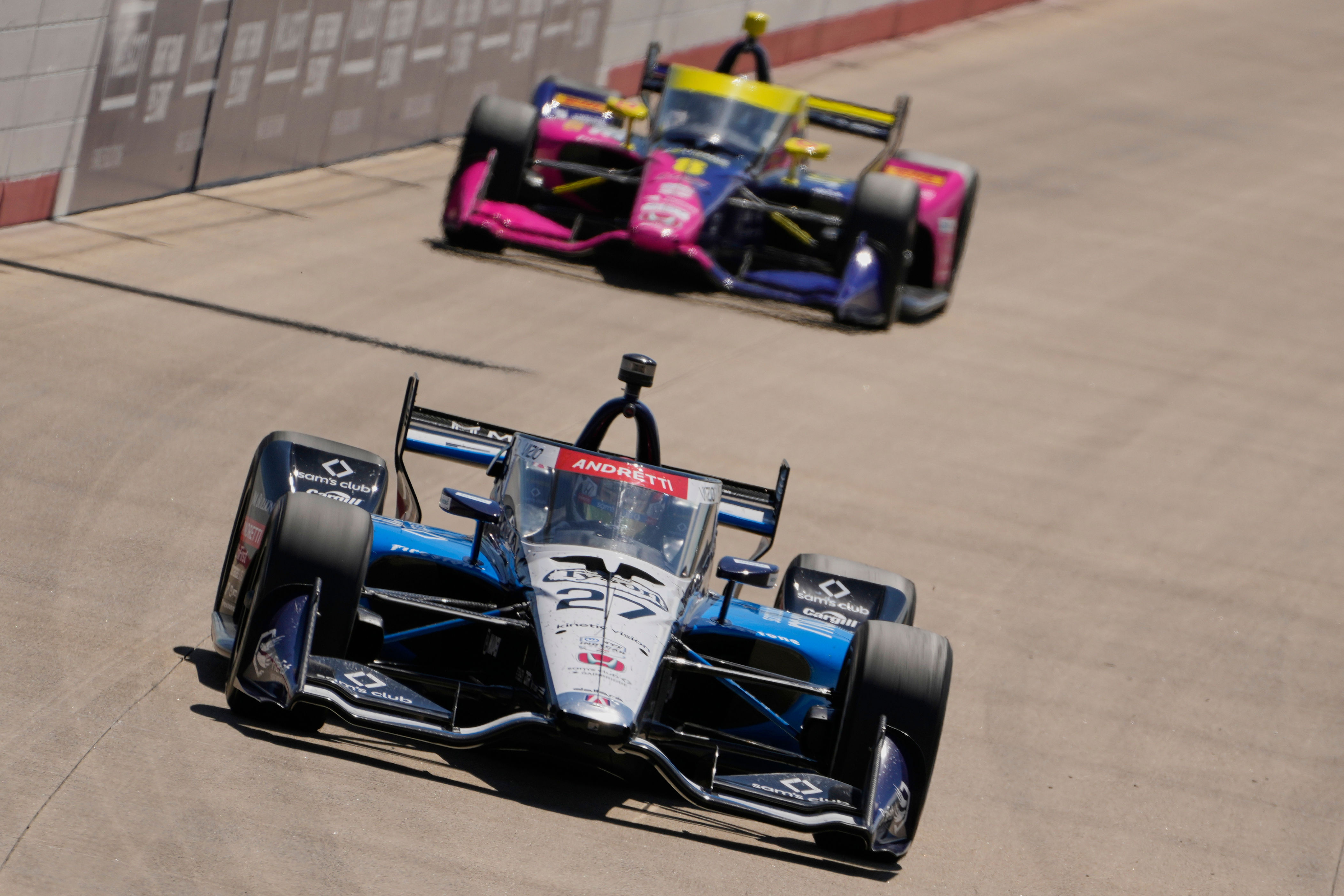 Felix Rosenqvist, Scott McLaughlin reach the top of Indianapolis 500 ...