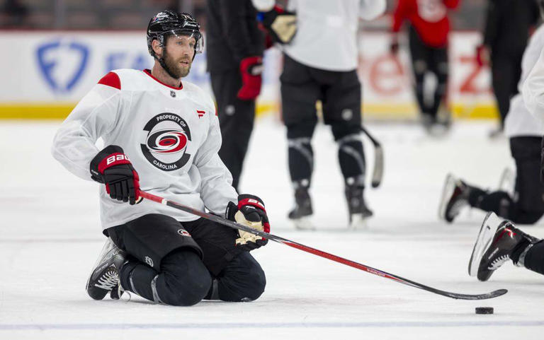 Photos: Carolina Hurricanes workout as they await Buffalo or Montreal